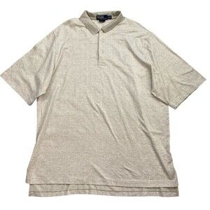 Men’s Polo Ralph‎ Lauren Light Grey Golf Fit Shirt Silver Pony